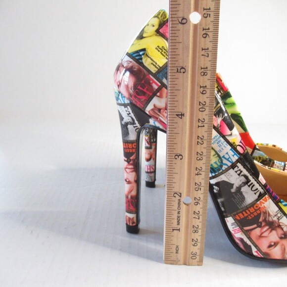 Cape Robbin Womens Magazine Covers Heels Pointed Toe Size 6 - Picture 6 of 10